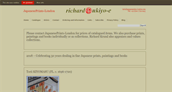Desktop Screenshot of japaneseprints-london.com
